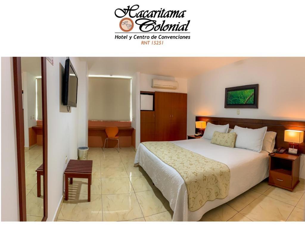 Hotel Hacaritama Colonial ビリャビセンシオ エクステリア 写真