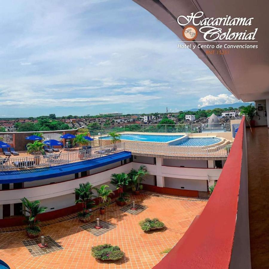Hotel Hacaritama Colonial ビリャビセンシオ エクステリア 写真