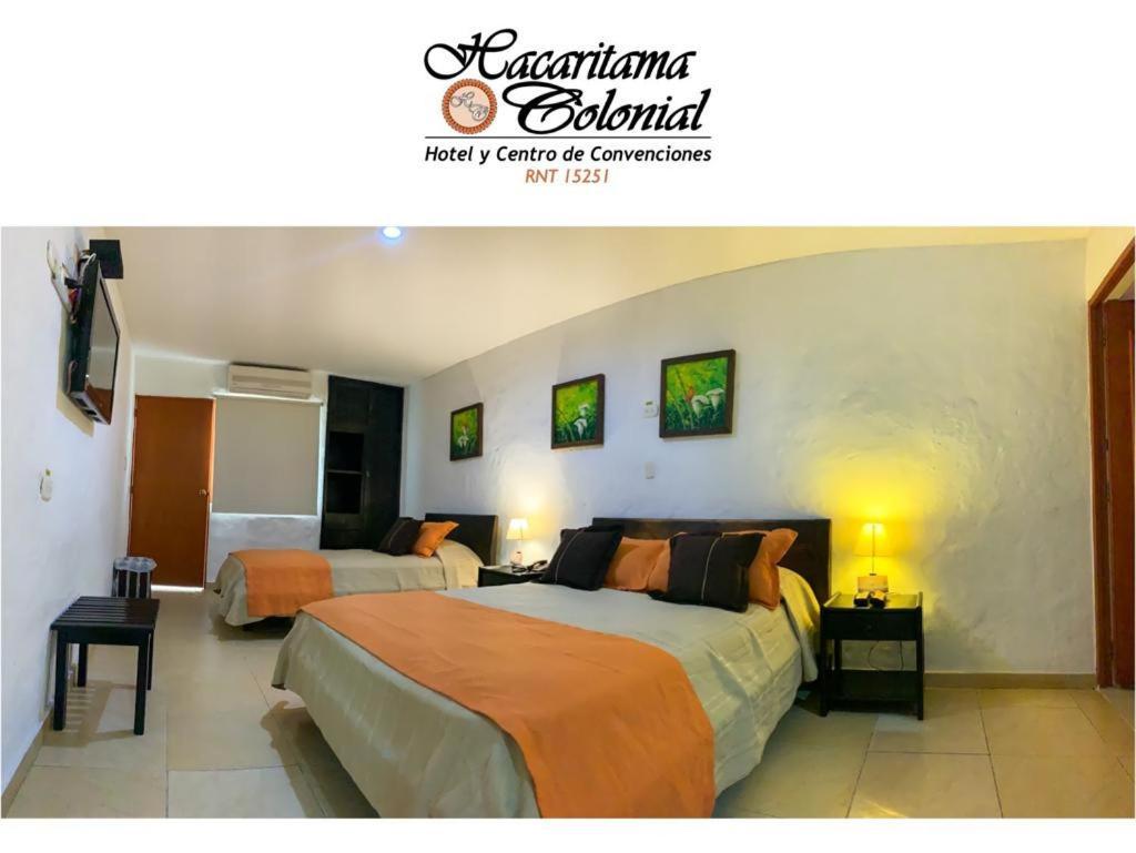 Hotel Hacaritama Colonial ビリャビセンシオ エクステリア 写真